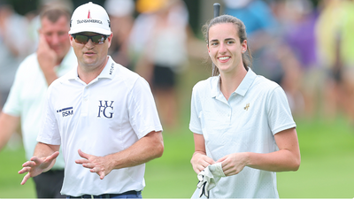 Iowa basketball’s Caitlin Clark a ‘rock star’ at John Deere Classic pro-am