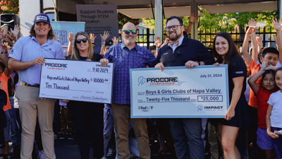 Boys & Girls Clubs of Napa Valley positively impacted by Procore Championship