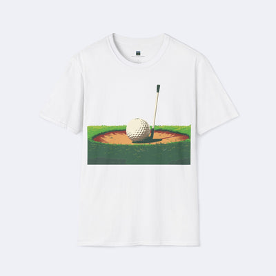 Golf Bunker Shot Unisex Softstyle T-Shirt