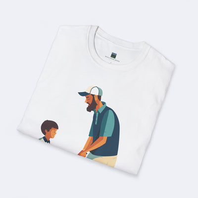 Father and Son Golf Lesson Unisex Softstyle T-Shirt