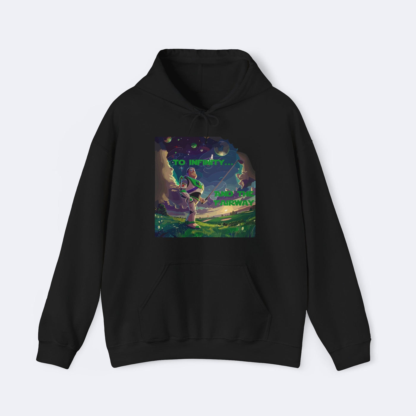 To Infinity and the Fairway Unisex Heavy Blend™ Hooded Sweatshirt