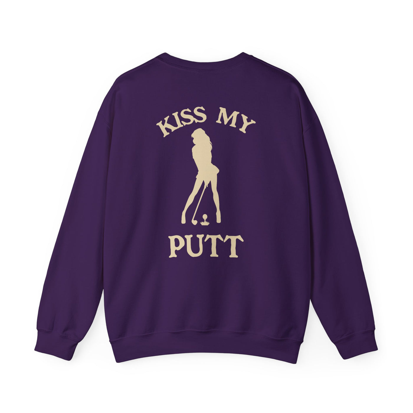 Kiss My Putt, Unisex Heavy Blend™ Crewneck Sweatshirt