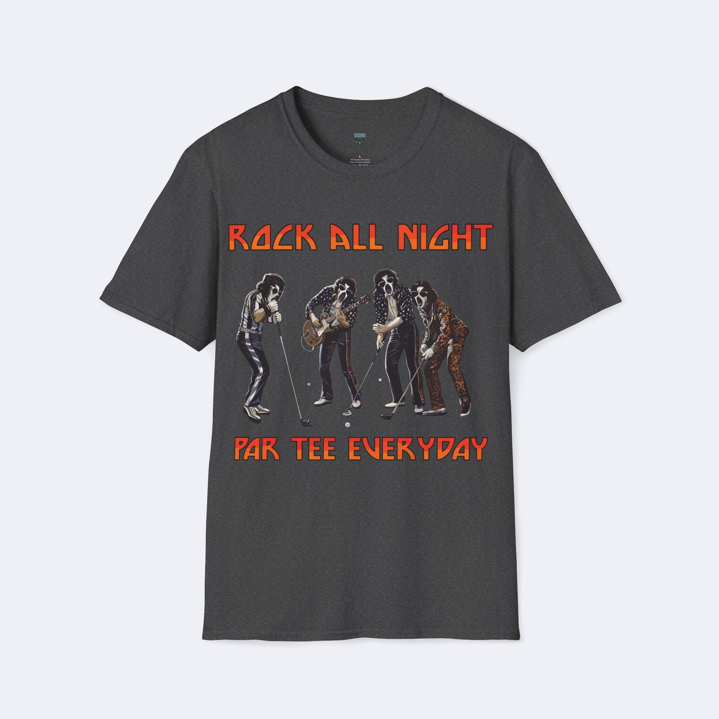 Rock All Day, Par Tee All Night Unisex Softstyle T-Shirt