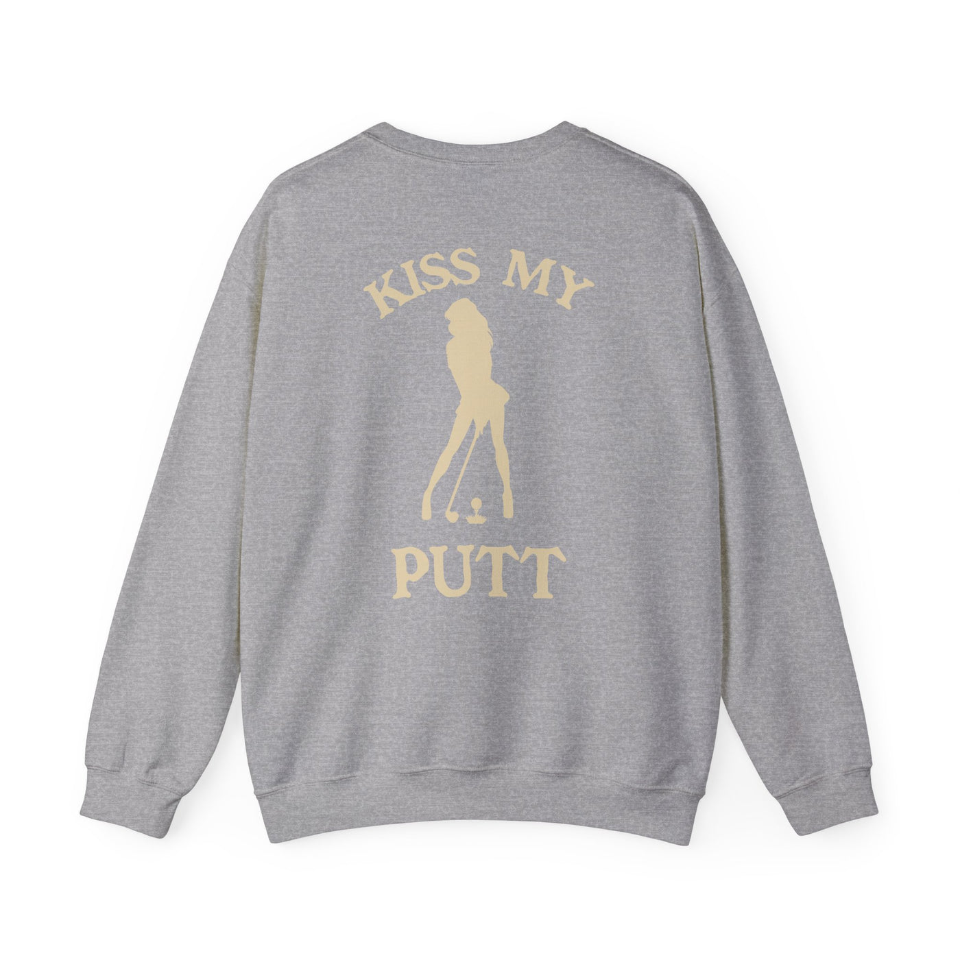 Kiss My Putt, Unisex Heavy Blend™ Crewneck Sweatshirt