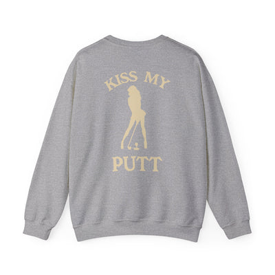 Kiss My Putt, Unisex Heavy Blend™ Crewneck Sweatshirt