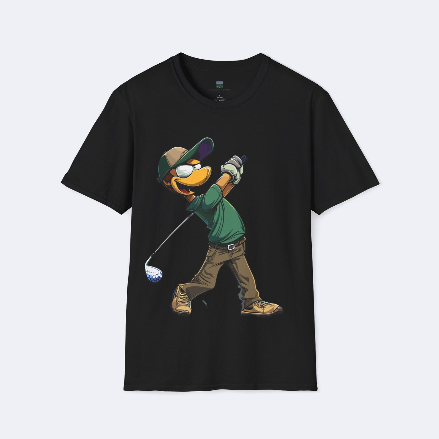 Duck Golfer Swing Unisex Softstyle T-Shirt