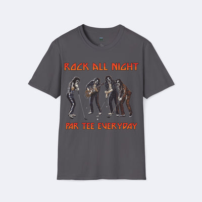 Rock All Day, Par Tee All Night Unisex Softstyle T-Shirt