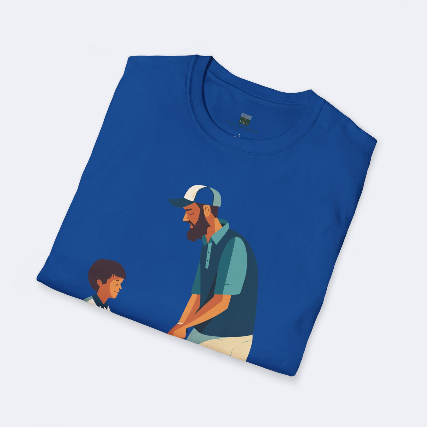 Father and Son Golf Lesson Unisex Softstyle T-Shirt