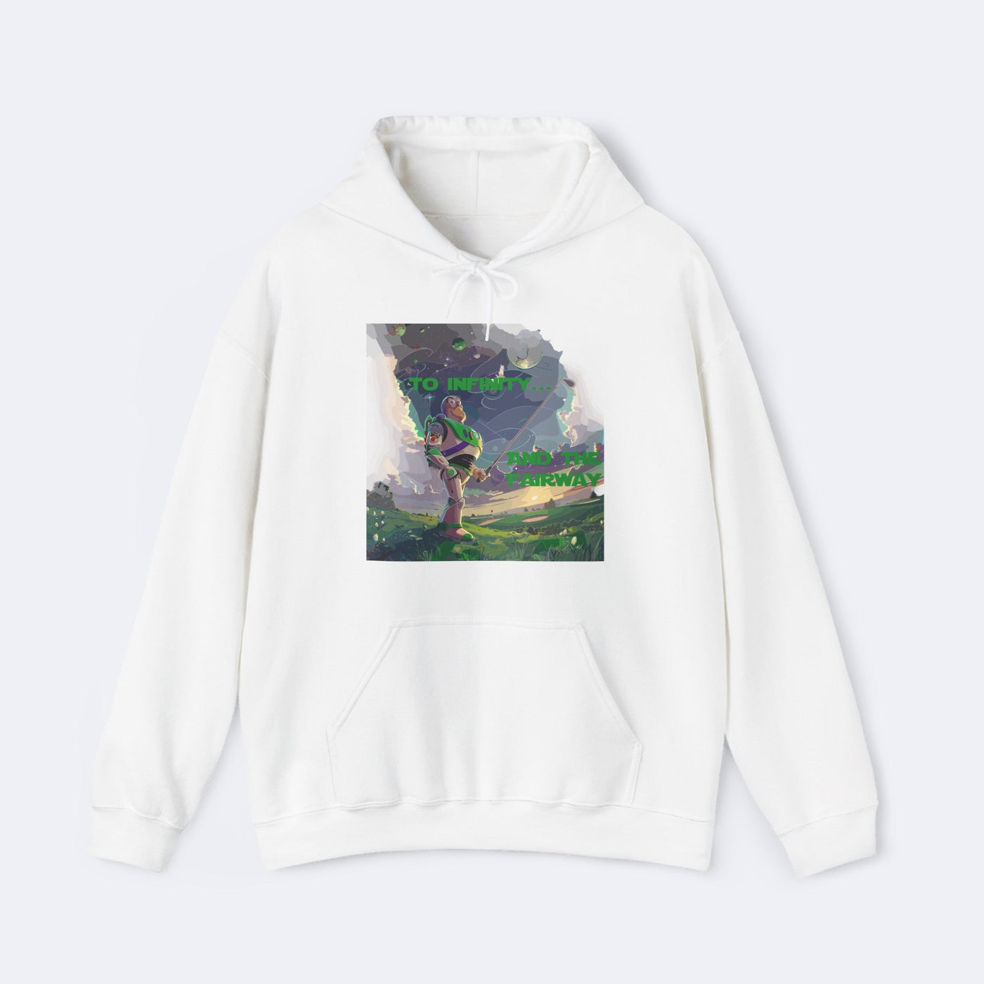 To Infinity and the Fairway Unisex Heavy Blend™ Hooded Sweatshirt