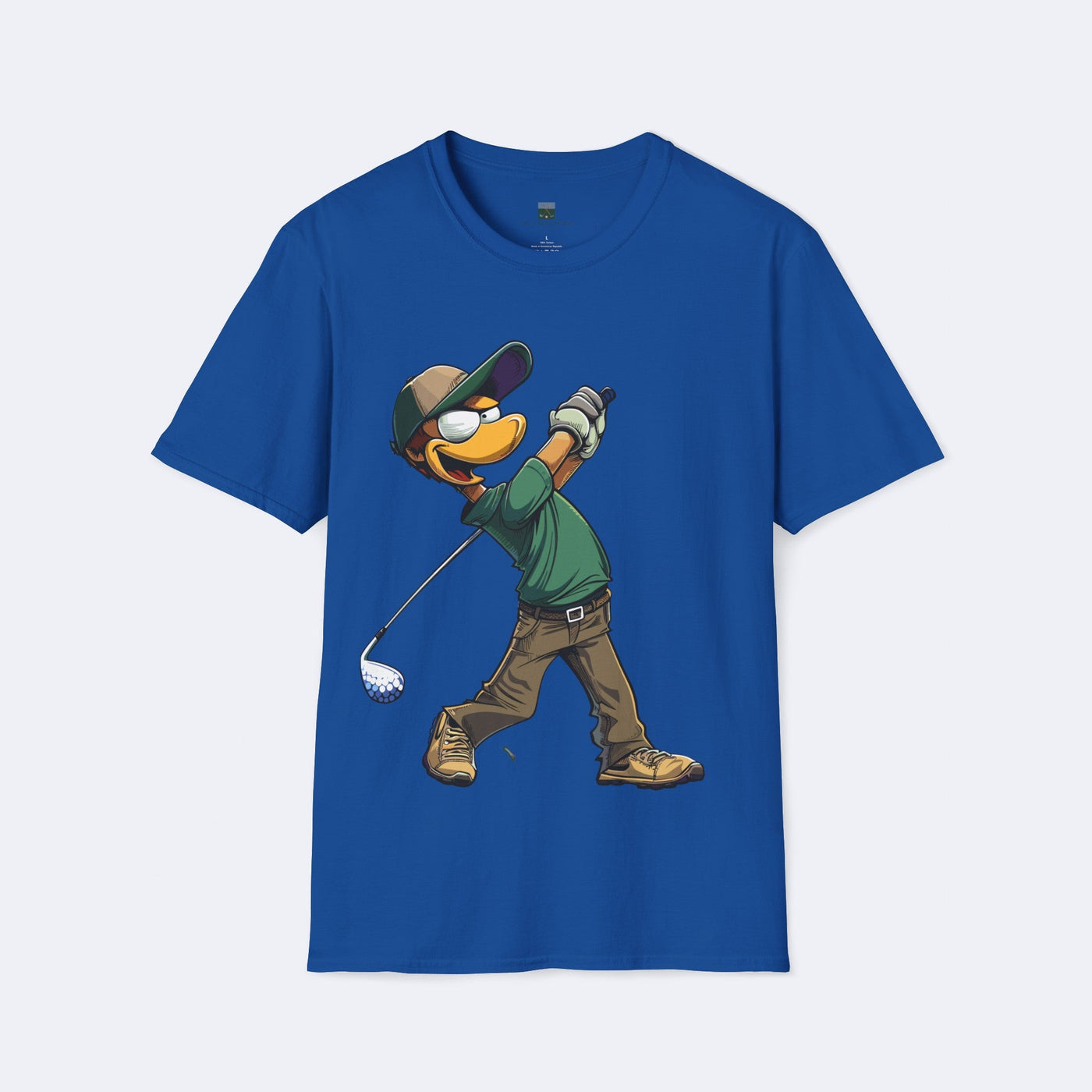 Duck Golfer Swing Unisex Softstyle T-Shirt