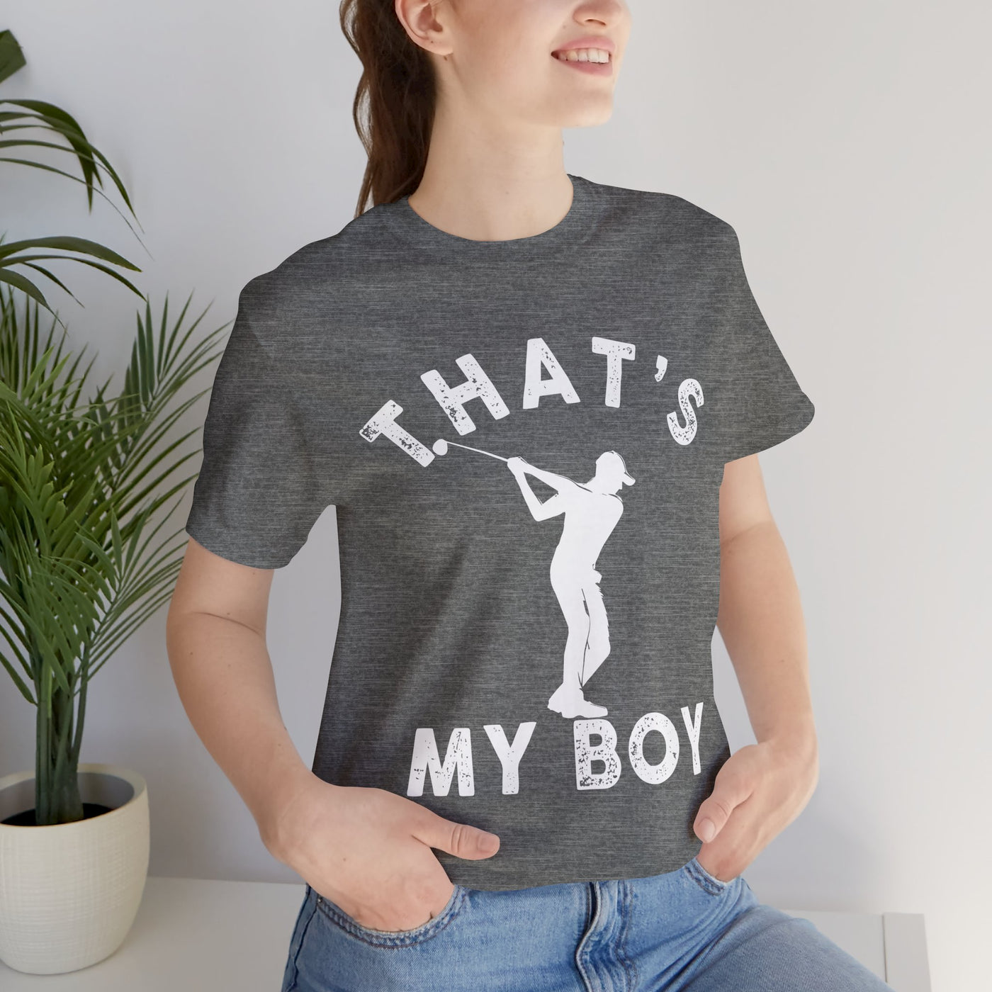 That's My Boy Unisex Jersey Tee - Perfect Gift for Sports Dads