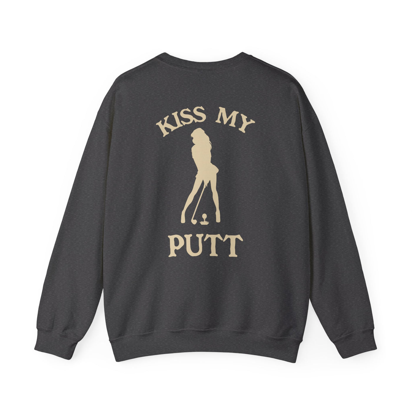 Kiss My Putt, Unisex Heavy Blend™ Crewneck Sweatshirt