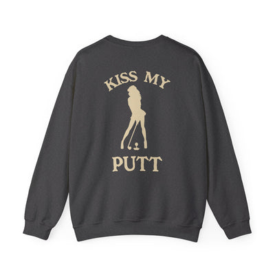 Kiss My Putt, Unisex Heavy Blend™ Crewneck Sweatshirt