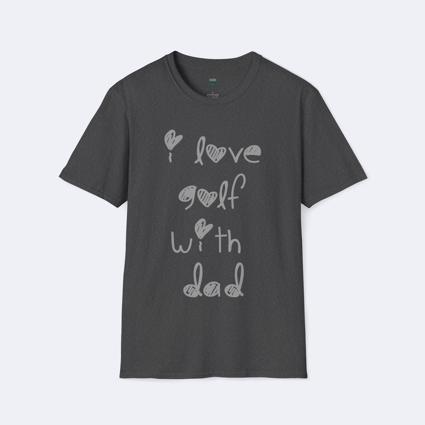 I Love Golf with Dad Unisex Softstyle T-Shirt