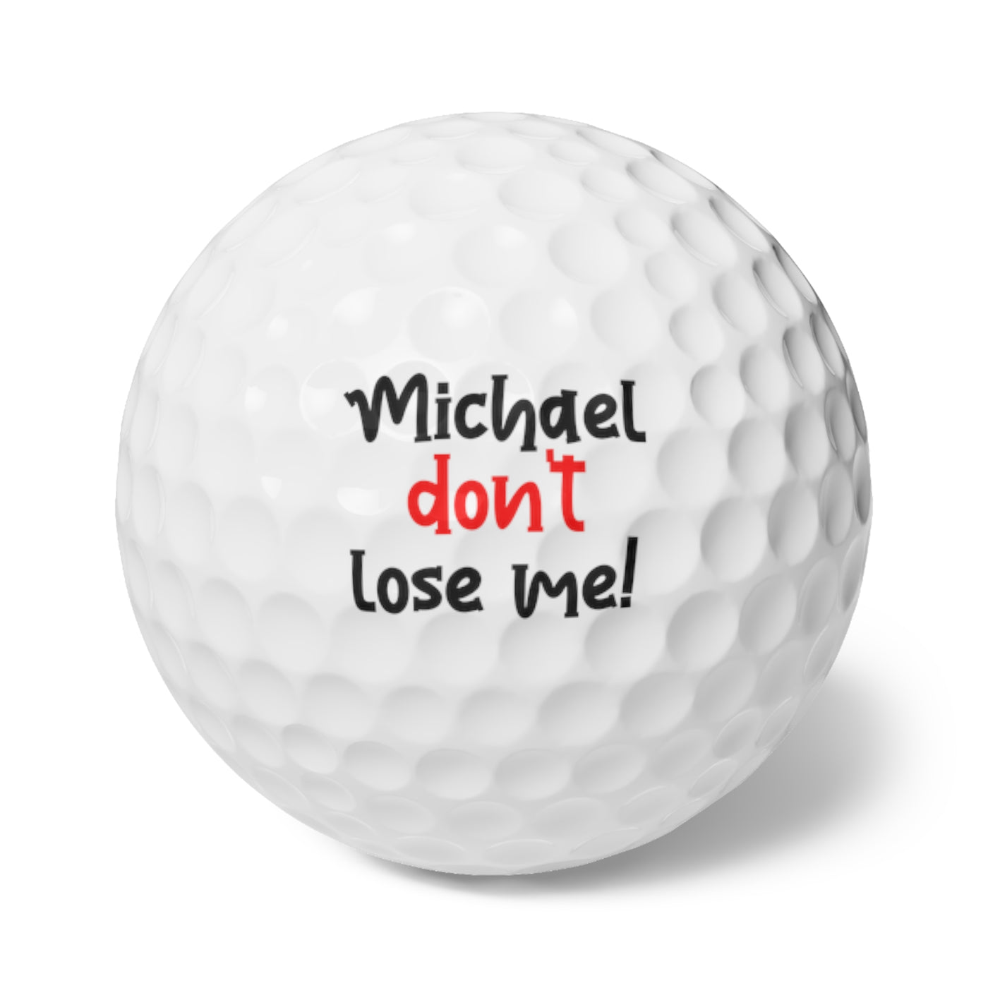 Golf Balls, 6pcs - Don't Lost Me