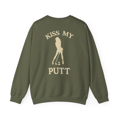 Kiss My Putt, Unisex Heavy Blend™ Crewneck Sweatshirt