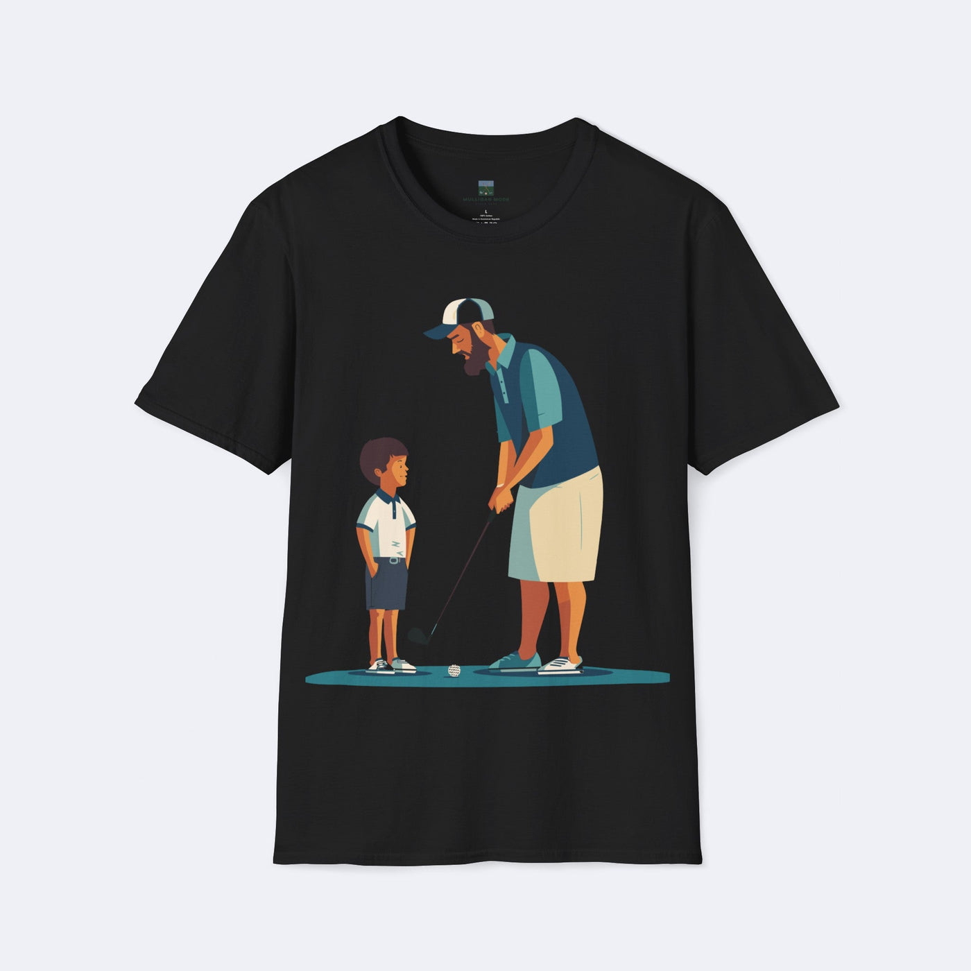 Father and Son Golf Lesson Unisex Softstyle T-Shirt