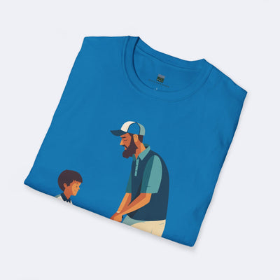 Father and Son Golf Lesson Unisex Softstyle T-Shirt