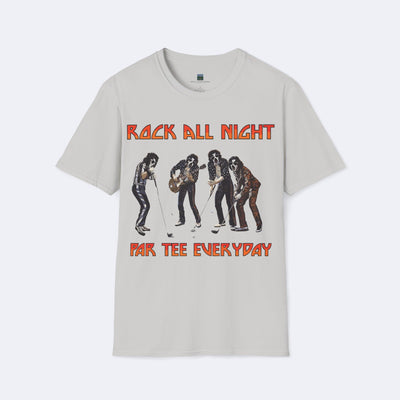 Rock All Day, Par Tee All Night Unisex Softstyle T-Shirt