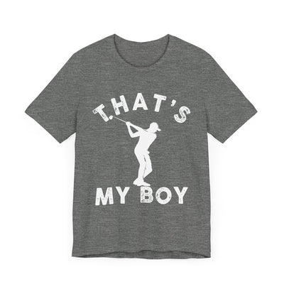 That's My Boy Unisex Jersey Tee - Perfect Gift for Sports Dads