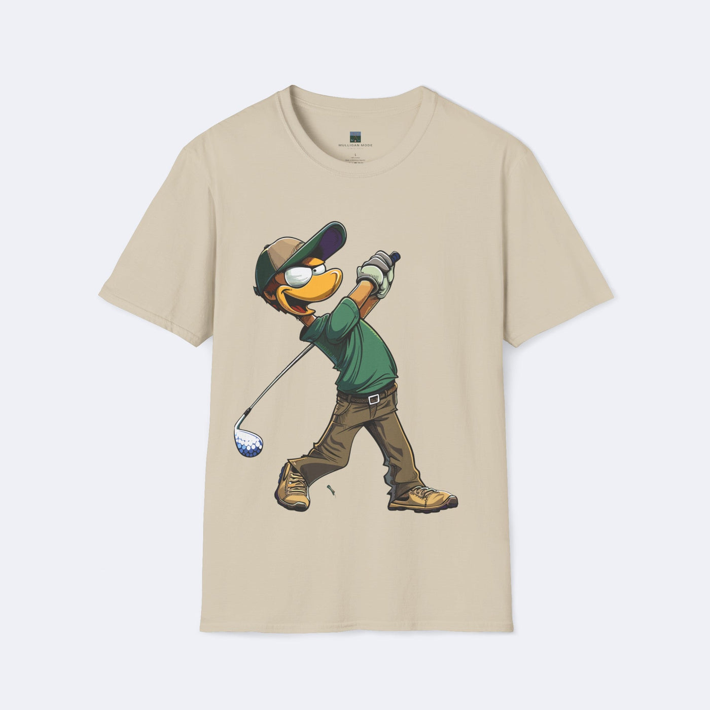 Duck Golfer Swing Unisex Softstyle T-Shirt