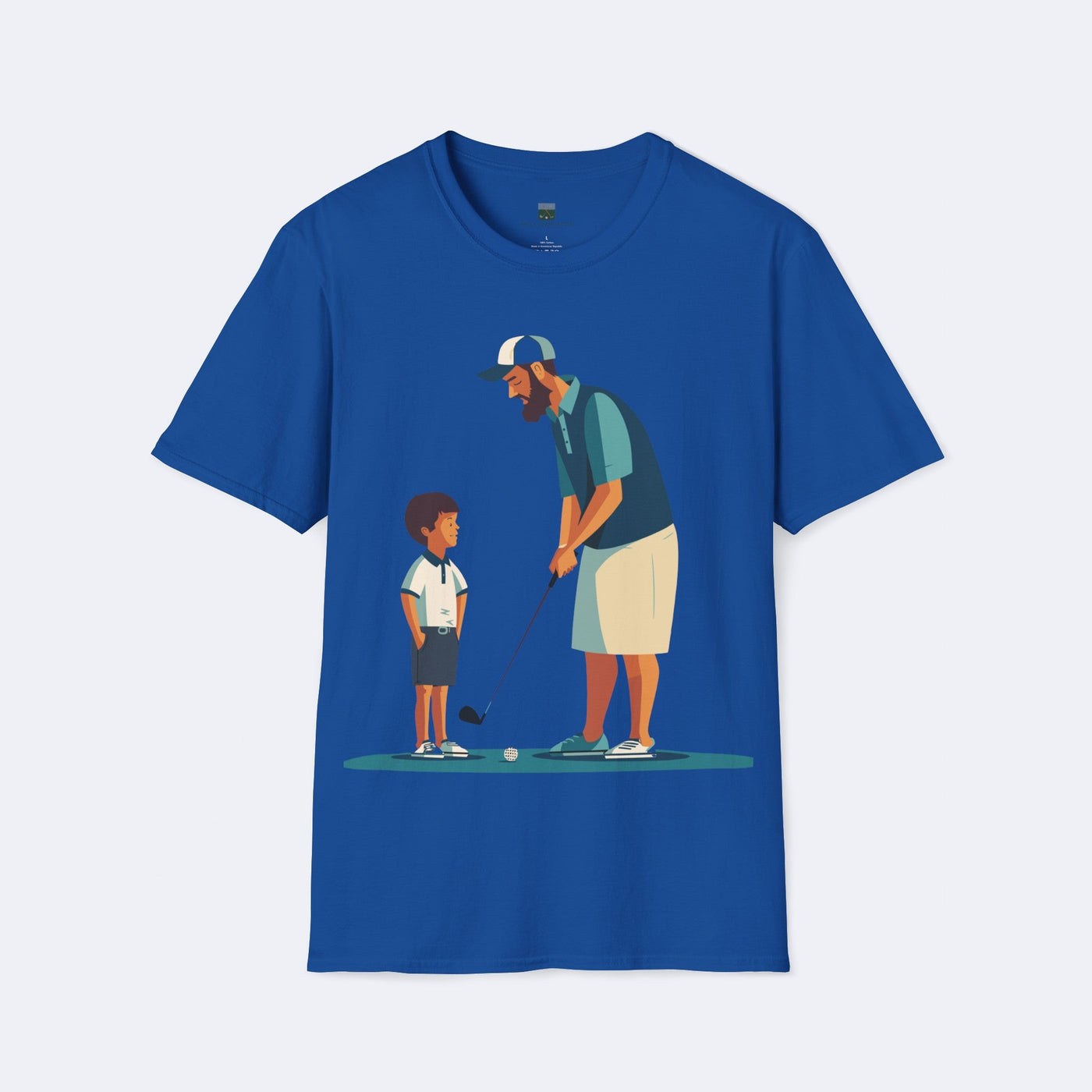 Father and Son Golf Lesson Unisex Softstyle T-Shirt