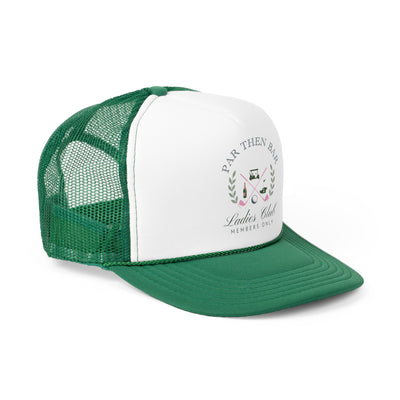 Ladies Club Trucker Cap - Par Then Bar Design for Women