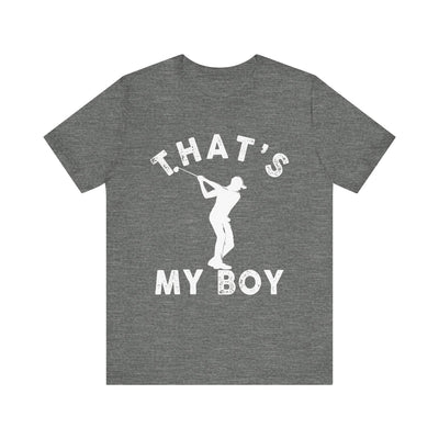 That's My Boy Unisex Jersey Tee - Perfect Gift for Sports Dads