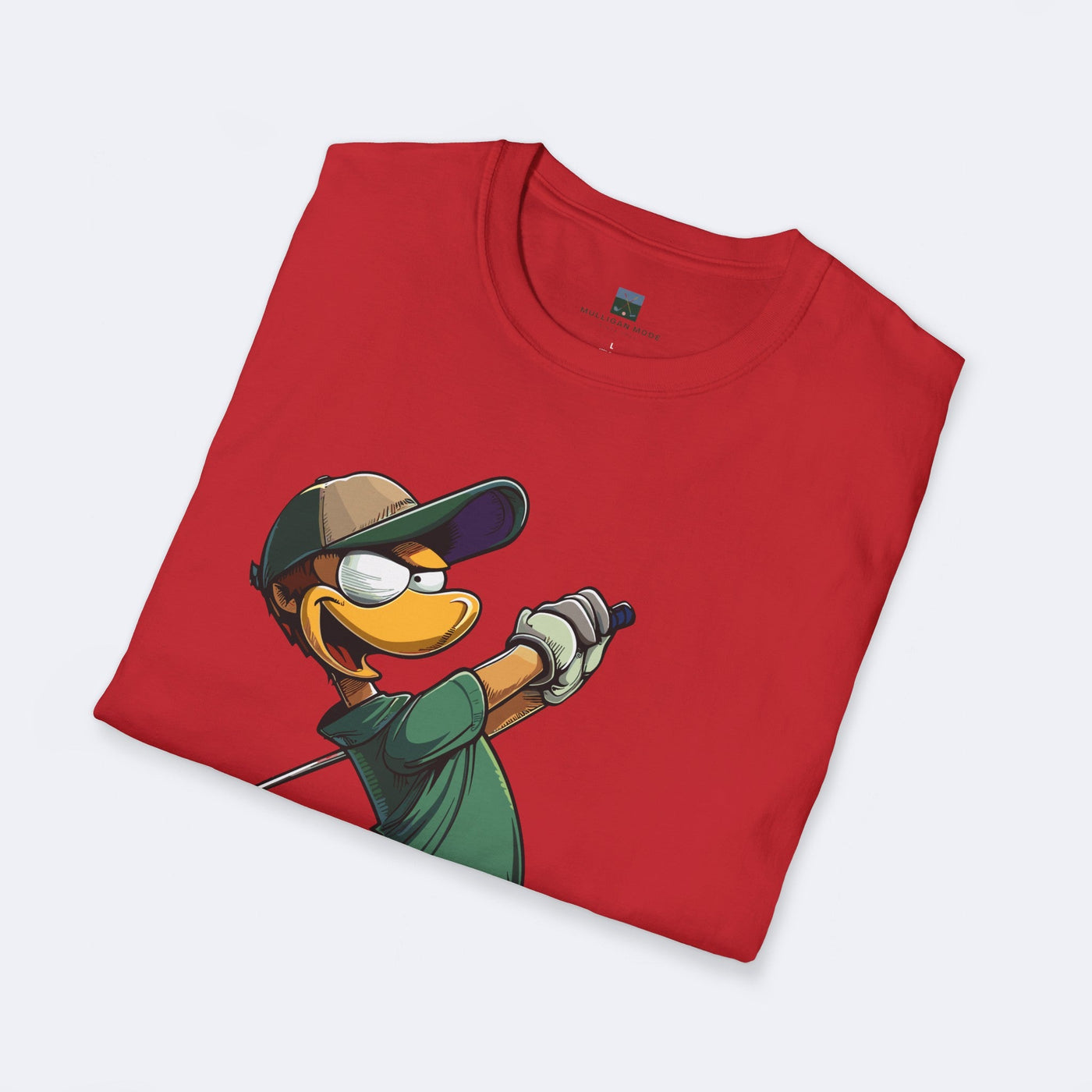 Duck Golfer Swing Unisex Softstyle T-Shirt