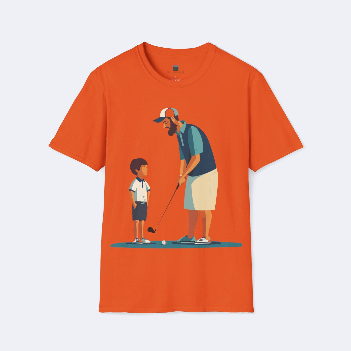 Father and Son Golf Lesson Unisex Softstyle T-Shirt