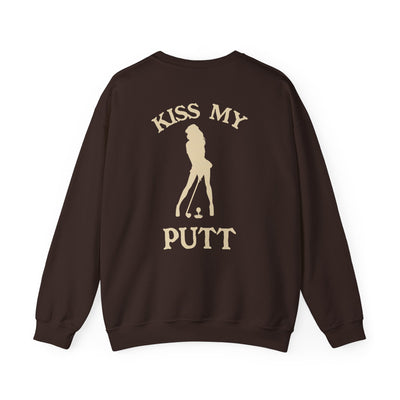 Kiss My Putt, Unisex Heavy Blend™ Crewneck Sweatshirt