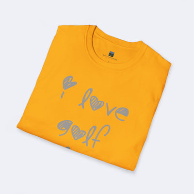 I Love Golf with Dad Unisex Softstyle T-Shirt