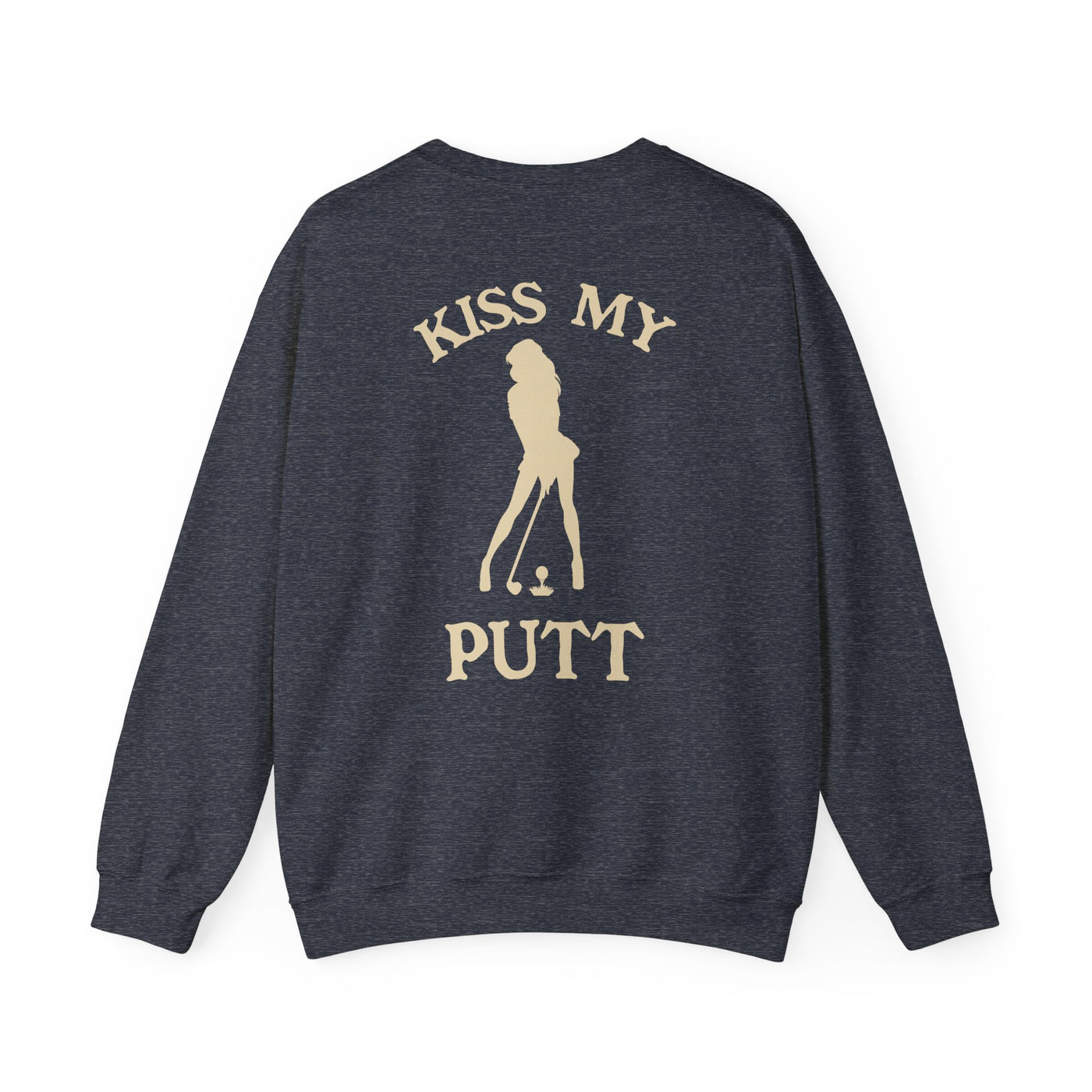 Kiss My Putt, Unisex Heavy Blend™ Crewneck Sweatshirt