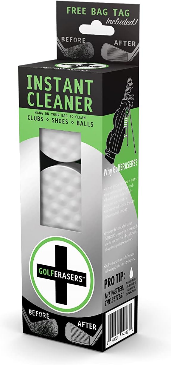 Premium Dual-Sided Sea Sponge Golf Cleaning Tool