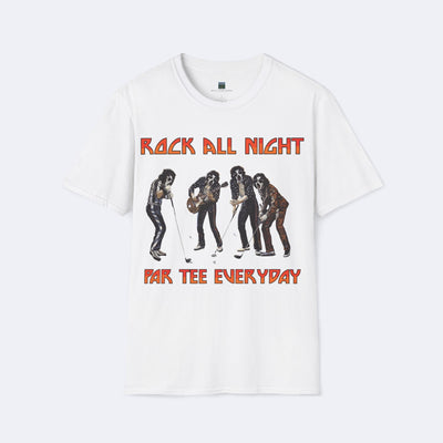 Rock All Day, Par Tee All Night Unisex Softstyle T-Shirt