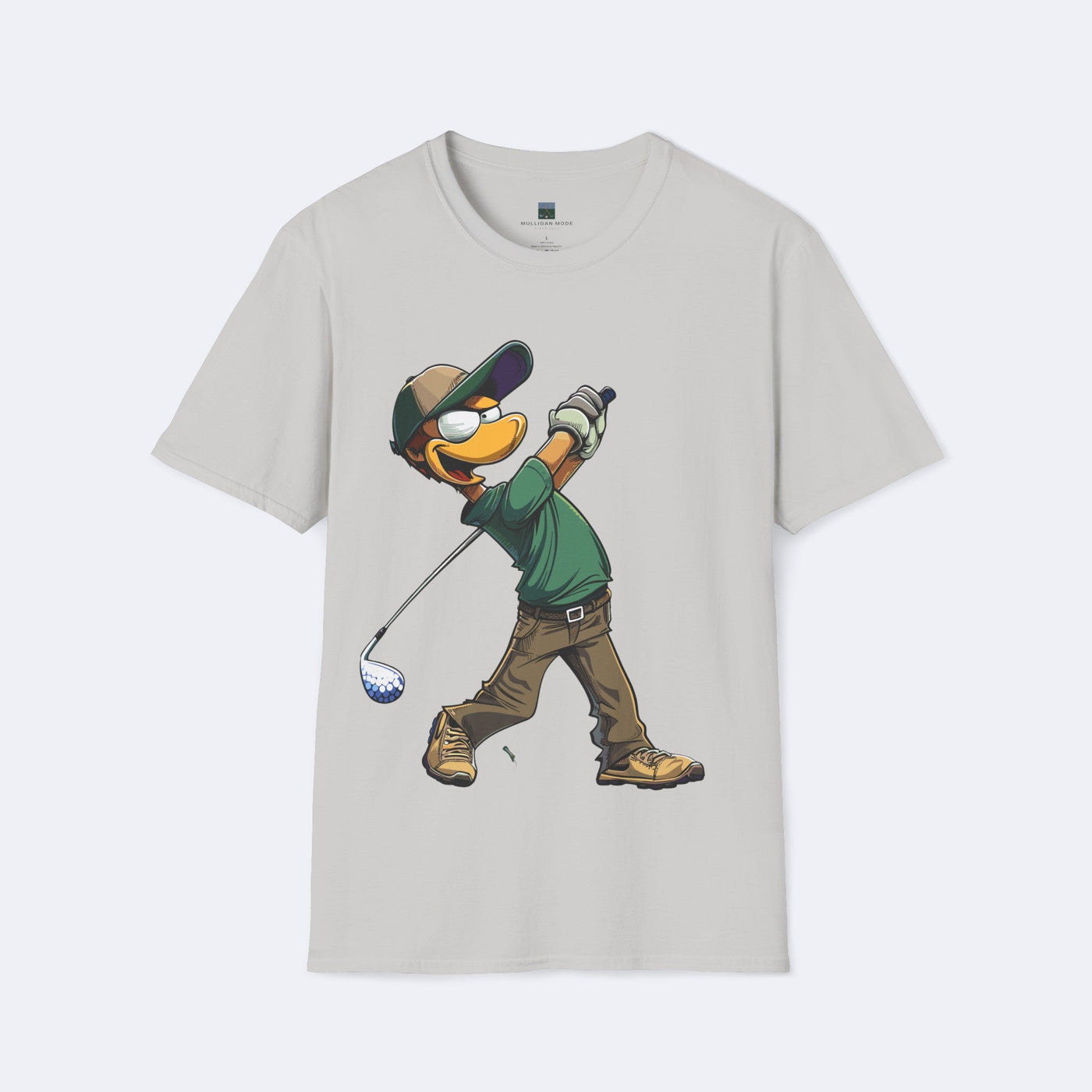 Duck Golfer Swing Unisex Softstyle T-Shirt