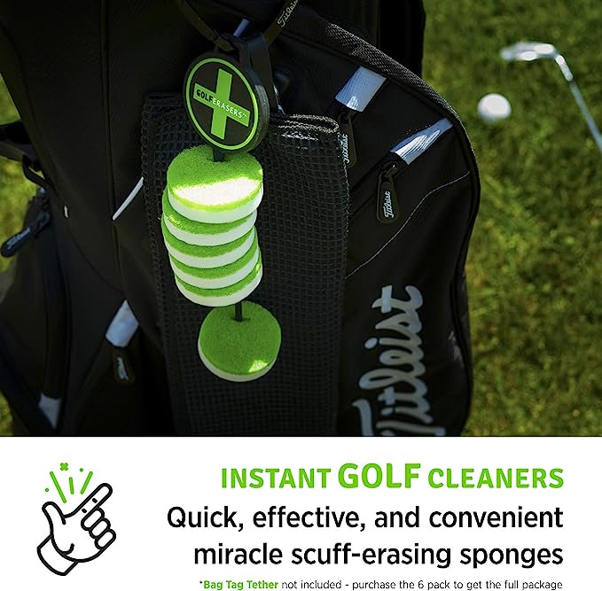 Premium Dual-Sided Sea Sponge Golf Cleaning Tool