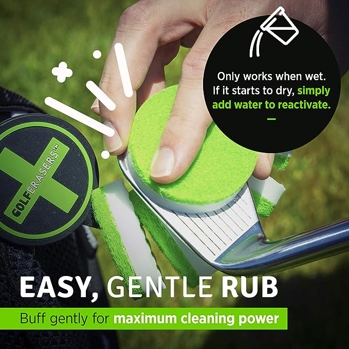 Premium Dual-Sided Sea Sponge Golf Cleaning Tool