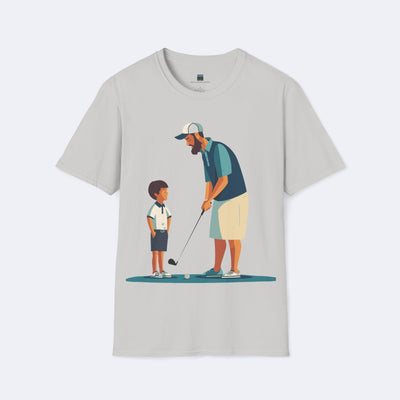 Father and Son Golf Lesson Unisex Softstyle T-Shirt