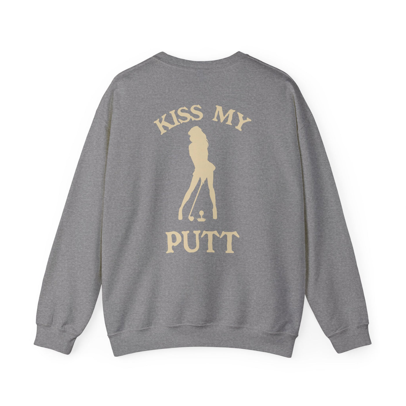 Kiss My Putt, Unisex Heavy Blend™ Crewneck Sweatshirt