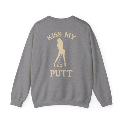 Kiss My Putt, Unisex Heavy Blend™ Crewneck Sweatshirt