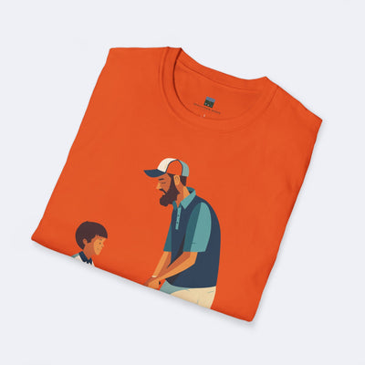 Father and Son Golf Lesson Unisex Softstyle T-Shirt