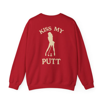 Kiss My Putt, Unisex Heavy Blend™ Crewneck Sweatshirt