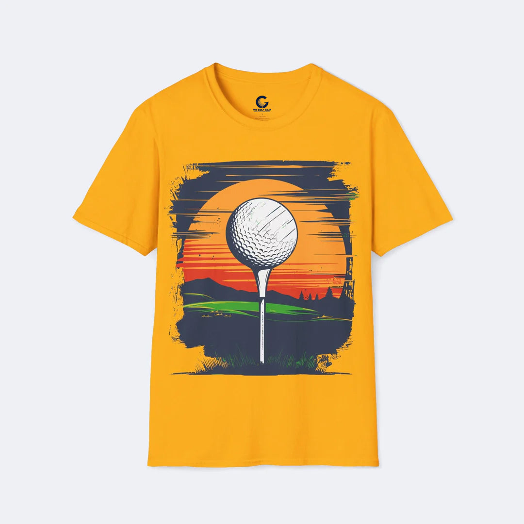 Sunset Golf Unisex Softstyle T-Shirt