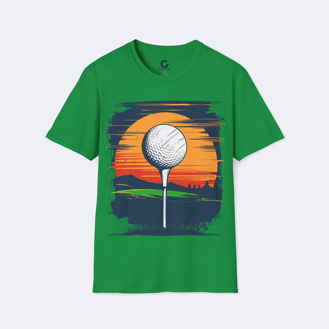 Sunset Golf Unisex Softstyle T-Shirt