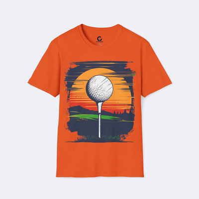 Sunset Golf Unisex Softstyle T-Shirt