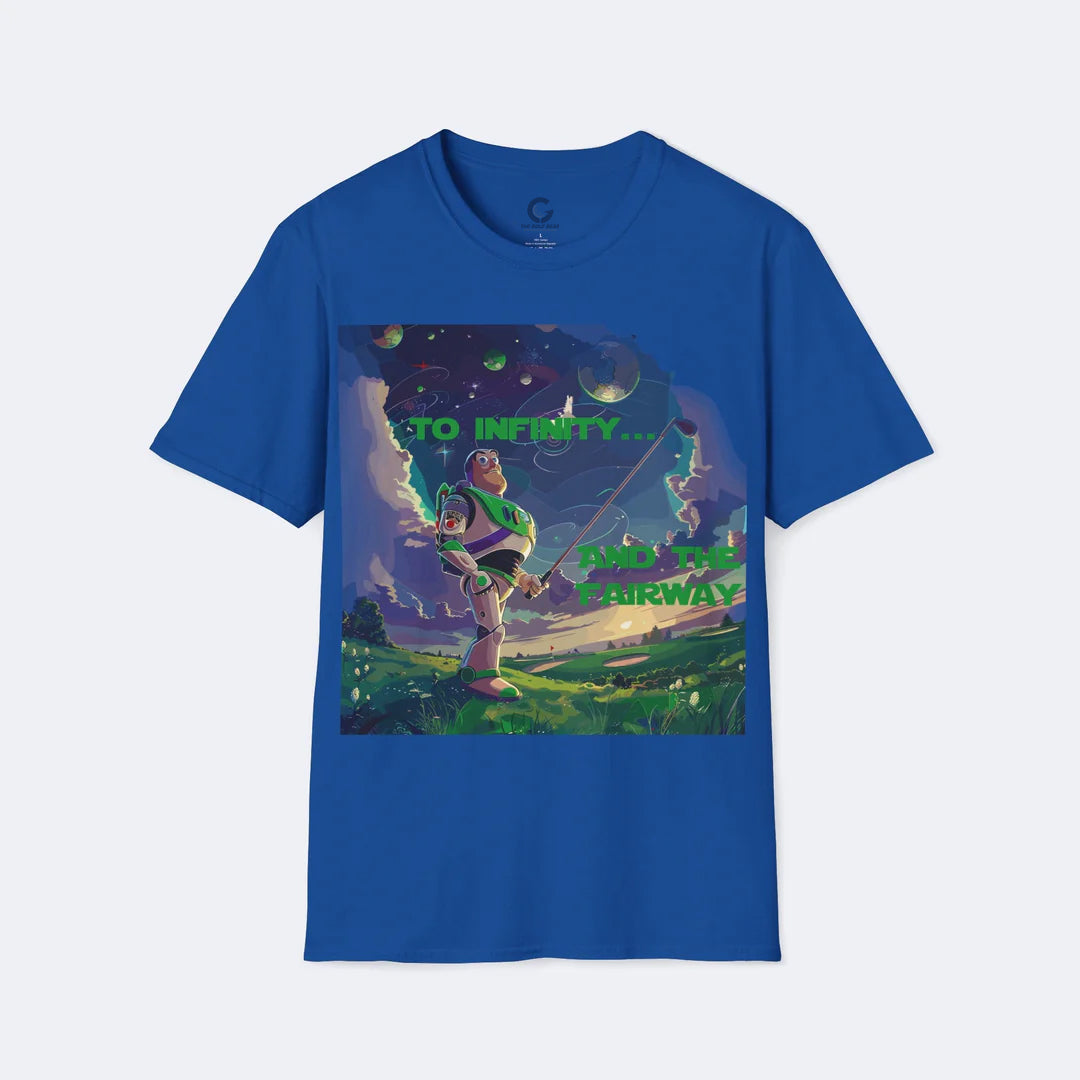 To Infinity and the Fairway Unisex Softstyle T-Shirt