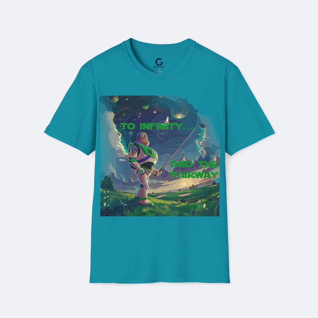 To Infinity and the Fairway Unisex Softstyle T-Shirt