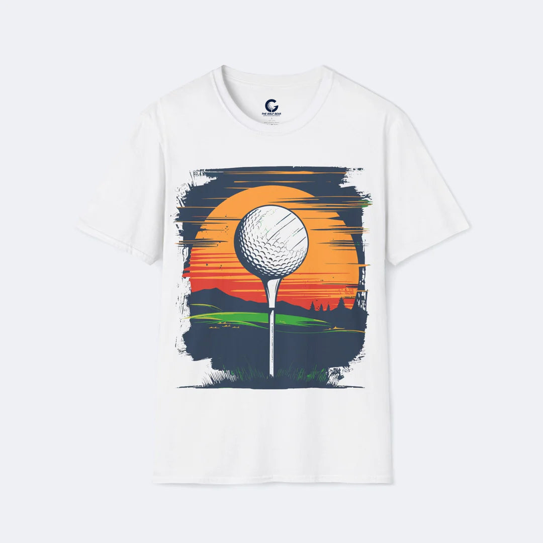 Sunset Golf Unisex Softstyle T-Shirt