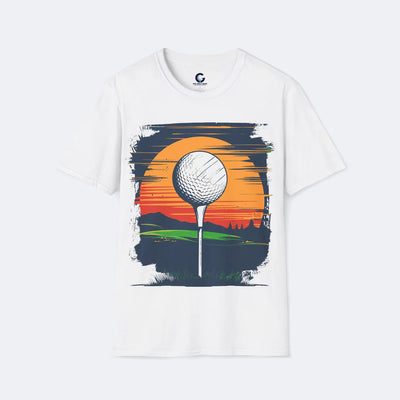 Sunset Golf Unisex Softstyle T-Shirt